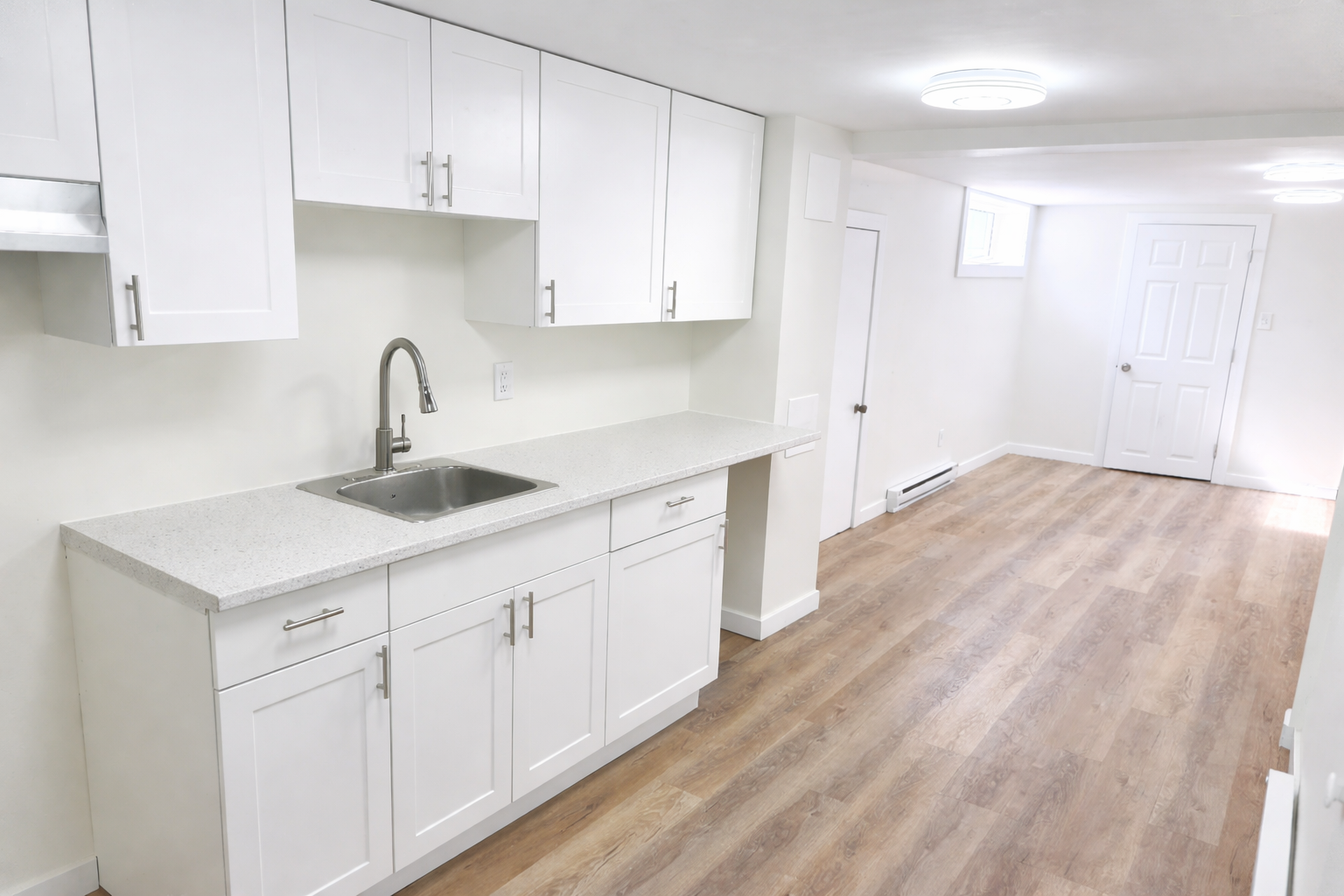 After — finished legal basement suite in St. Catharines